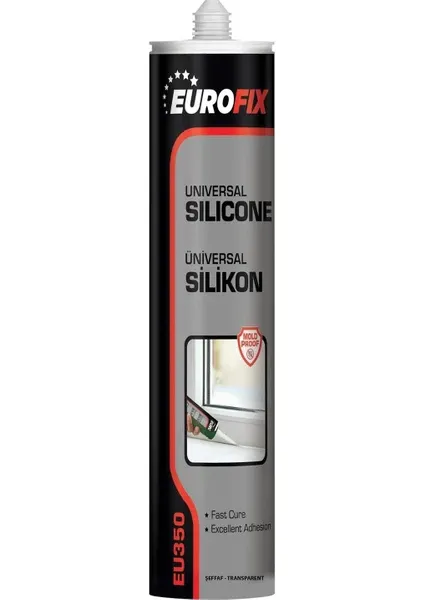 EUROFİX ŞEFFAF SLİKON 280ML
