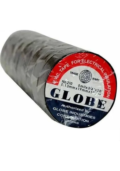 GLOBE SİYAH ELEKTRİK BANDI 10 LU