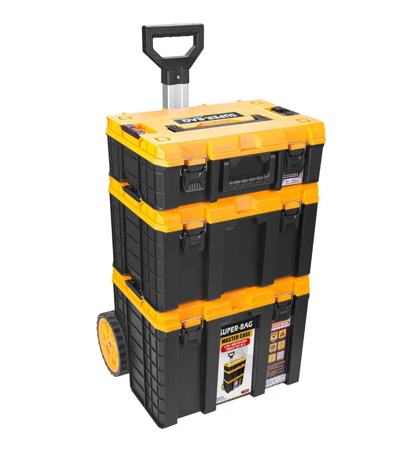 S-M-L MASTER CASE ORGANİZERLİ 3'LÜ SET