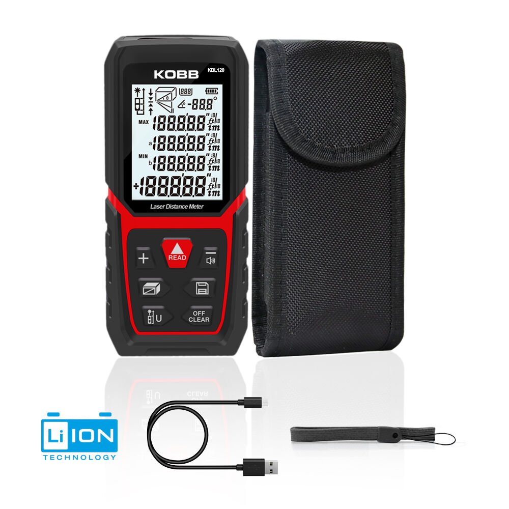 KOBB KBL120 120M ŞARJLI LAZER METRE