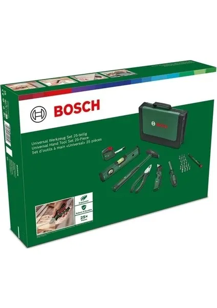 BOSCH ÜNİVERSAL EL ALETİ SETİ 25 PARÇA