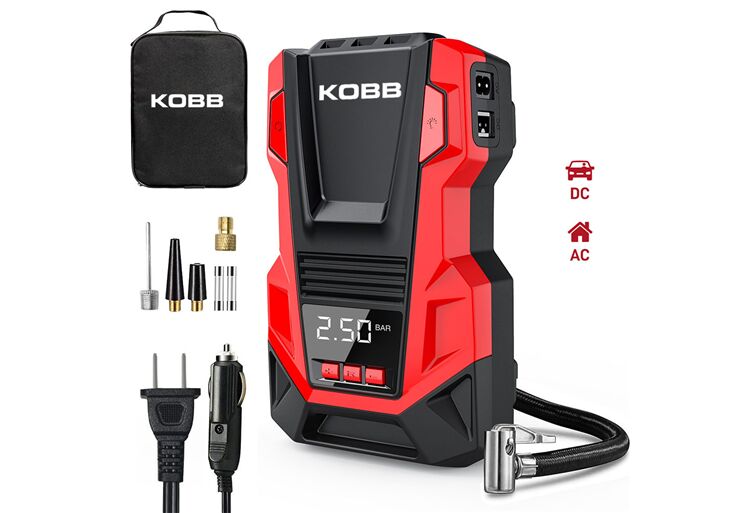 KOBB 12Volt/220Volt 150 PSI Lastik Şişirme Pompası