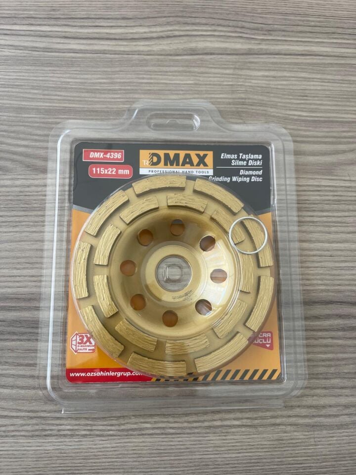 DMAX DMX4396 ELMASLI BETON SİLME DİSKİ 115MMX22