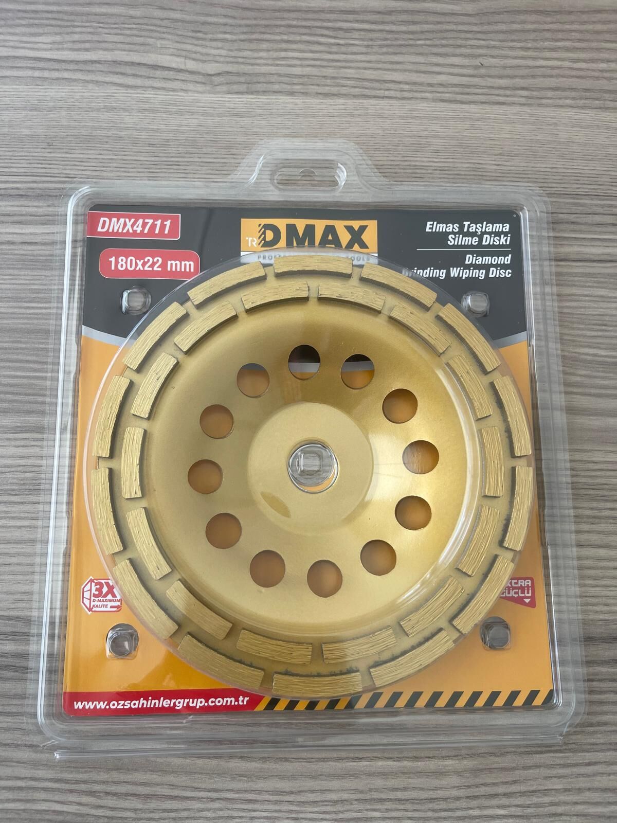 DMAX DMX4711 ELMASLI TAŞLAMA SİLME DİSKİ 180MMX22