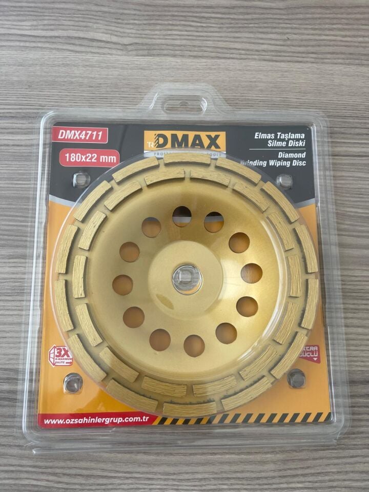 DMAX DMX4711 ELMASLI TAŞLAMA SİLME DİSKİ 180MMX22
