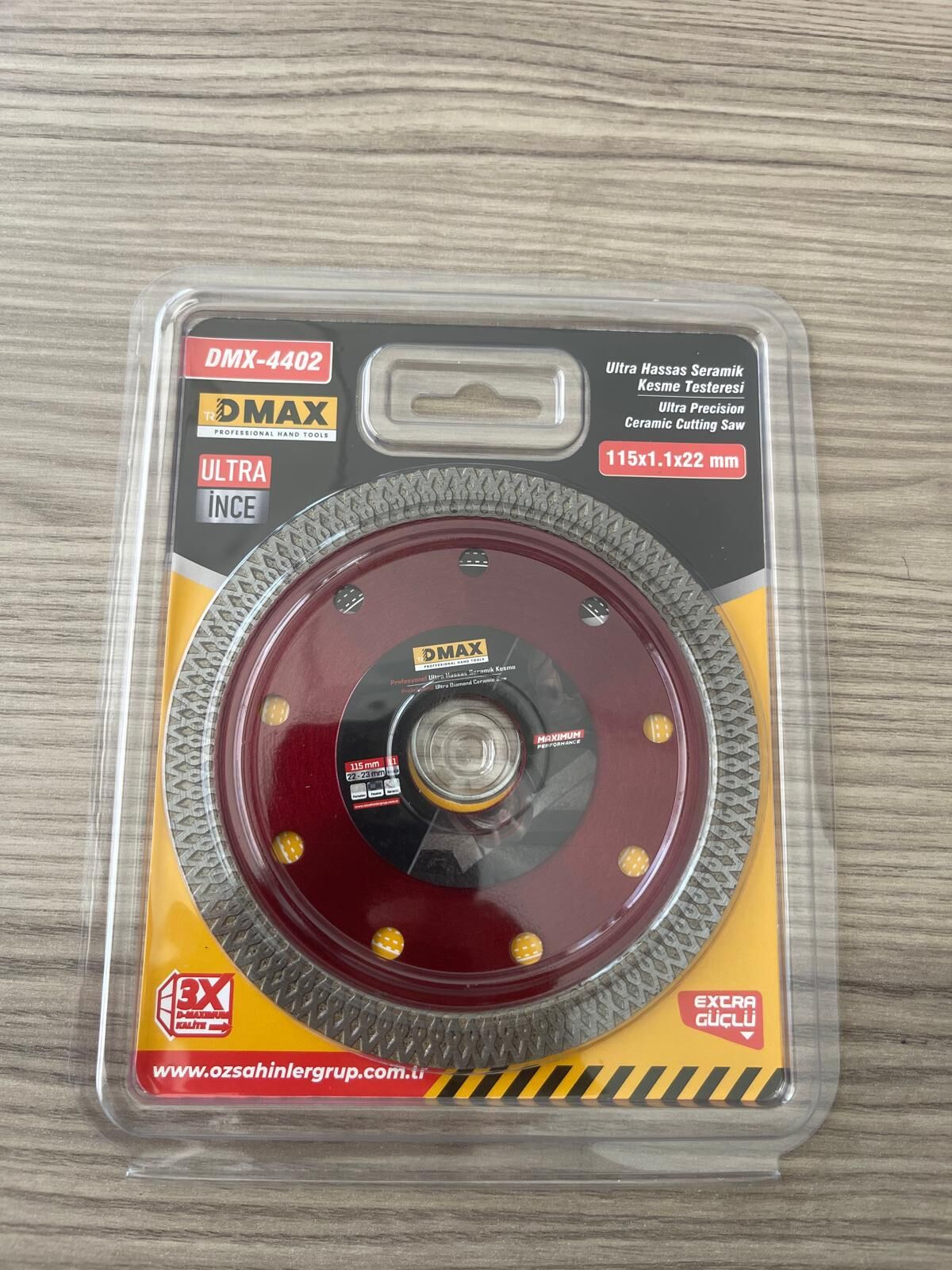 DMAX DMX4402 ULTRA HASSAS SERAMİK KESME TESTERESİ 115X1,1X22 MM