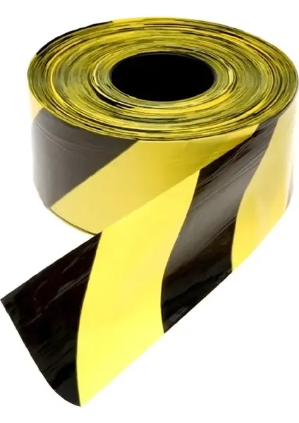 PASS SARI-SİYAH EMNİYET İKAZ BANDI