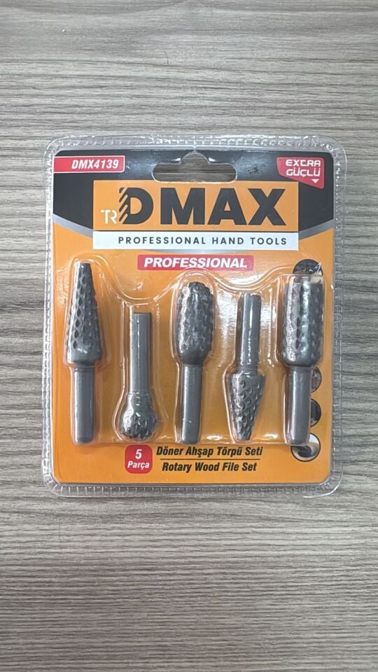 DMAX DMX4139 DÖNER AHŞAP TÖRPÜ SETİ 5 PARÇA
