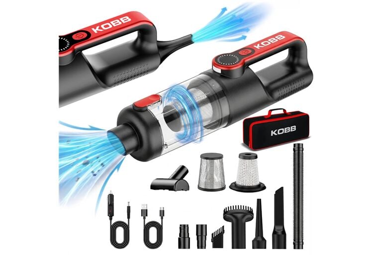 KOBB KBV20 12Volt Şarjlı Hibrit Araç Süpürgesi